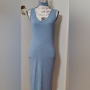 Caution To The Wind Maxi Dress, Light Blue, Lightweight (M)